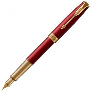 派克（PARKER）卓尔系列 - 宝石红金夹钢笔
