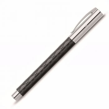 德国Faber-Castell辉柏嘉设计雄心系列笔杆螺纹设计树脂钢笔 F尖（148921）